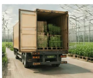 Plant distribution truck