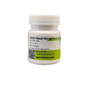 Medio de Cultivo Murashige y Skoog MS con vitaminas 1 L